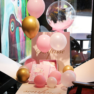Confessions of <span class=keywords><strong>a</strong></span> balloon box explodes valentine's day proposal gift birthday box - Product Image 6