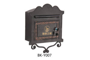 핫 세일 독립형 주조 알루미늄 우편함 전통 디자인 스타일 야외 커뮤니티용 - Product Image 6