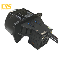 Phare de voiture à lentille de projecteur BI-LED CYS N60-F2 6000K, laser LED 12V 5000 Lumens 46/80W Super Lumineux
