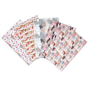 Synthétique à imprimés de dessin animé <span class=keywords><strong>chat</strong></span>, 136x30 cm, Faux <span class=keywords><strong>cuir</strong></span> professionnel, personnalisé, pour la fabrication de bricolage, offre spéciale - Product Image 1