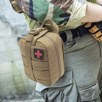 Bolsa Táctica de Caza Personalizada para Suministros Médicos, Bolsa Pequeña de Emergencia y Supervivencia, Bolsa de Primeros Auxilios de Liberación Rápida, Resistente al Agua, de Nailon