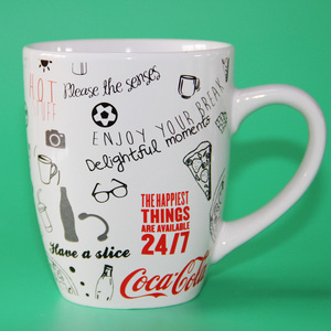 Tazze Decorative in ceramica tazza bianca in ceramica <span class=keywords><strong>da</strong></span> 11 once per stampa a sublimazione - Product Image 3