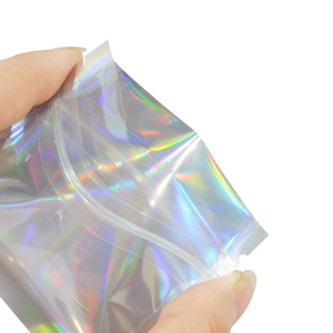 Bolsas de <span class=keywords><strong>Embalaje</strong></span> Holográficas con Cierre, Bolsas Reutilizables para Muestras, Joyería, Tiendas, Empaque - Product Image 1