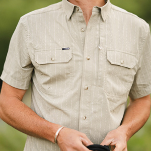 ผู้ผลิตเสื้อเจอร์ซีย์แบบสั้น Spf รับผลิตเสื้อเชิ้ตตกปลาแบบติดกระดุมตามสั่ง - Product Image 2