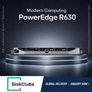 เซิร์ฟเวอร์แร็ค Original PowerEdge R630 1U แบบ Dual Xeon E5-2600 v4 24 DIMM DDR4 NVMe สำหรับการจำลองเสมือน ฐานข้อมูล HPC รับประกัน 1 ปี - Product Image 2