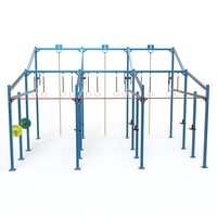 Cage d'alimentation multifonctionnelle CF Rack pour Crossfit Training Competition Bodybuilding Gym Equipment Fit Rig Power Station
