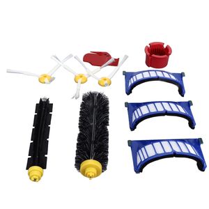 Kits de nettoyage de brosses latérales et de filtres à rouleaux, pièces de rechange pour <span class=keywords><strong>Roomba</strong></span> <span class=keywords><strong>600</strong></span> 675 690 670 671 - Product Image 1