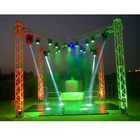 Sistema de Truss de Aluminio Curvo de 290x290mm para DJ, Estructura de Truss para Iluminación de Escenarios, para Bares, Restaurantes, Bodas, Eventos y Fiestas