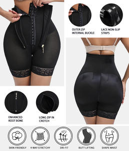 شورت فاجا كولومبي أصلي لتشكيل الجسم بسعر الجملة، مشد ضاغط عالي للتحكم في البطن - Product Image 2