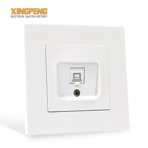 High Quality EU Standard Internet cat6 socket internet socket cat6 information Outlet wall socket