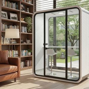 Portable Mobile Personnel Insonorisé Cabine Pod Bureau Cabine Téléphonique Chambre 2 Personnes Gousses Insonorisées Avec Ventilation - Product Image 5