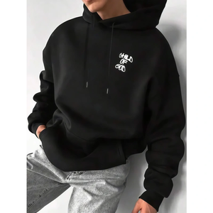 High Quality Heavyweight Unisex Print on Demand <b>Hoodies</b> Custom Men's Oversized <b>Hoodies</b> Cotton Fleece Men's <b>Hoodies</b> for Men - Product Image 2