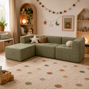 Ensemble de canapés modulaires sectionnels blancs modernes, canapé capitonné, <span class=keywords><strong>fauteuil</strong></span> confortable et élégant pour salon, appartement, hôtel, intérieur - Product Image 3