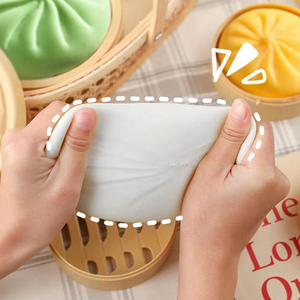 Mini Jouet Squishy en Pâte TPR en Forme de Boule de Crème Pâtissière, Jouet Anti-Stress et de Décompression, Jouet Sensoriel Fidget pour Enfants - Product Image 5
