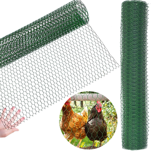 Galvanized Twisted Hexagonal PVC <b>Wire</b> <b>Mesh</b> Fence for Poultry and Animal Enclosure Yuking Brand 0.3mm-1.2mm <b>Wire</b> Gauge - Product Image 4