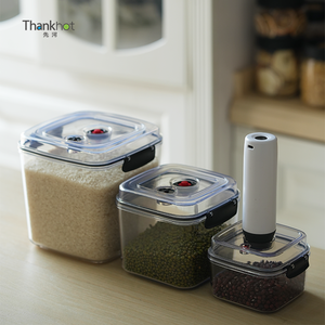 Vacare High Reusable BPA Free Airtight Real Vacuum Food Storage Container Square Shaped Preservation Box Injection 320ml-2000ml - Product Image 5