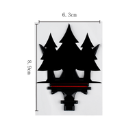 Les badges latéraux d'aile de carrosserie avec logo 3d personnalisé conviennent aux autocollants et décalcomanies décoratifs de voiture de luxe italienne