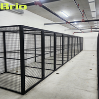 Casier en maille à double porte battante BRIO Free CAD Layout OEM/ODM pour l'entreposage des écoles et des établissements de formation