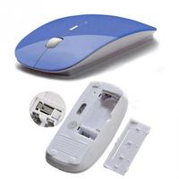 2.4G Permainan Komputer Mouse Optik 1600Dpi Kualitas Tinggi Ultratipis Tanpa Kabel Senyap