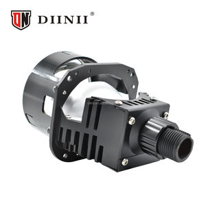 Lampe de projecteur Bi-LED 100W 10000lm Blanc 6000K Faisceau haut/bas IP68 Étanche Mini phares H4 Ventilateur de refroidissement Lumière laser Lentille LED - Product Image 4