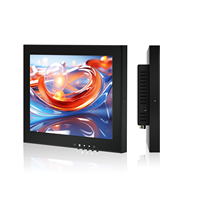 Moniteur LCD industriel OEM ODM 7" 8" 9.7" 1024*768 HD VGA BNC AV Petit écran pour la sécurité, la vidéosurveillance, les systèmes de point de vente et les équipements industriels