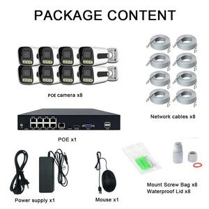 ชุดกล้องวงจรปิด TSEye 4K 8MP 8CH POE NVR พร้อมระบบมองเห็นกลางคืน ตรวจจับความเคลื่อนไหว มาตรฐานกันน้ำ IP66 กล้องรักษาความปลอดภัยแบบ Bullet Network - Product Image 3