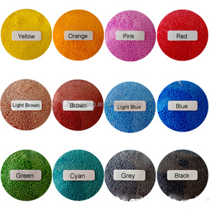 Vente en gros prix bon marché bougie de cire sable coloré pour décoration intérieure granule multicolore - Product Image 2