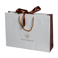 Sac en papier de luxe avec Logo personnalisé, emballage de vêtements de Boutique au détail, sac à provisions, sac cadeau avec Logo