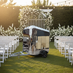 Unité de salle de bain de luxe portable, douche et <span class=keywords><strong>WC</strong></span>, remorque de camping, événements et festivals en plein air, toilettes mobiles - Product Image 1