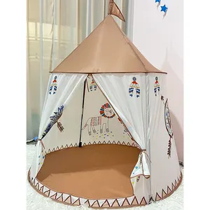 Tenda dobrável para crianças, casa de jogos interna luxuosa para crianças, tenda para brincar, playhouse para crianças, tenda para crianças