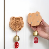 Fabriqué à la main japonais en bois de hêtre sonnette Dopamine carillon éolien serein acoustique décor pièce pour étagère de bureau d'étude à la maison