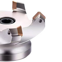 Tête de fraise à face indexable à 45 degrés KM12 pour inserts SEHT1204 SEKT1204 | Porte-outil de fraisage de surface métallique CNC