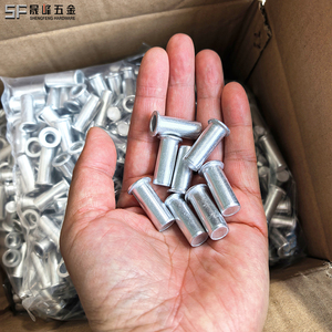 Rivets aveugles en alliage d'aluminium ASTM ISO de haute qualité, à tête plate et tige lisse, métriques/im impériales, classe 4.8 et 6.8, M3-M12 <span class=keywords><strong>AL</strong></span> - Product Image 6