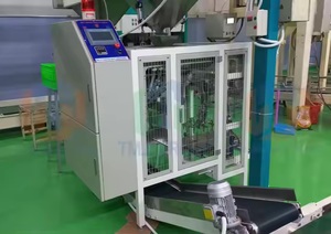 Machine TPM-AL02 emballage Doypack entièrement automatique pour bubble-gum, ours bonbons 1kg-5kg, remplissage, emballage et scellage - Product Image 3