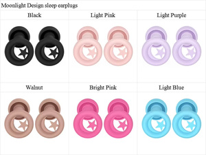 Hot Sales Reusable Foldable Intrinsically Safe Silicone Noise Reduction Noise Cancelling Sleeping Ear <b>Plugs</b> for Sleep - Product Image 4