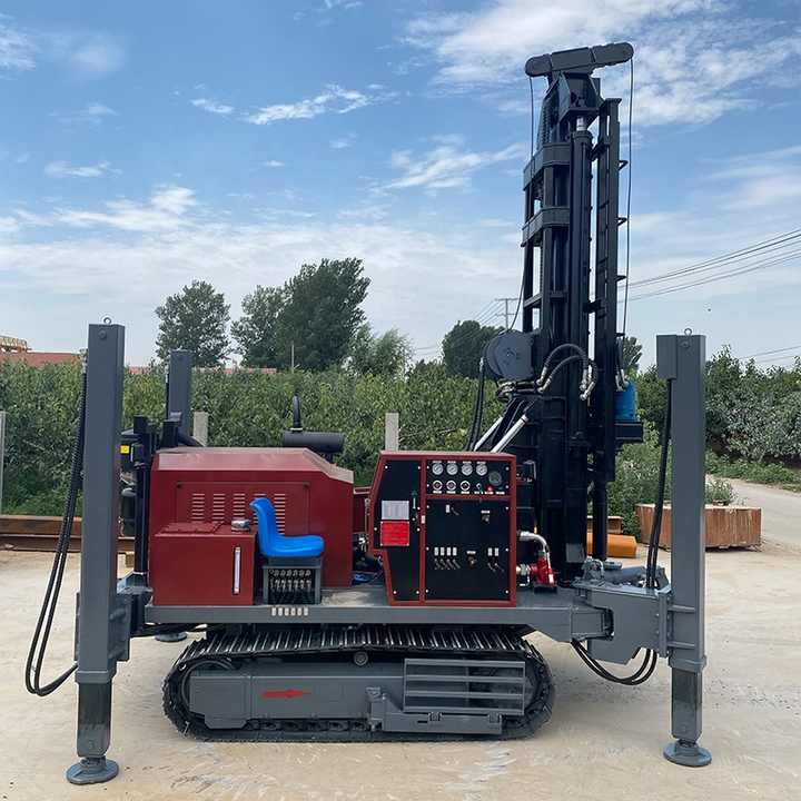 Core Pump Machine Portable Fully Hydraulic Crawler Drilling Machine Diesel Engine Core ...