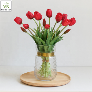 Bouquet da Sposa di Tulipani Artificiali in PVC di Alta Qualità all'Ingrosso Effetto Real Touch per Decorazione di Matrimoni e Hotel - Product Image 5
