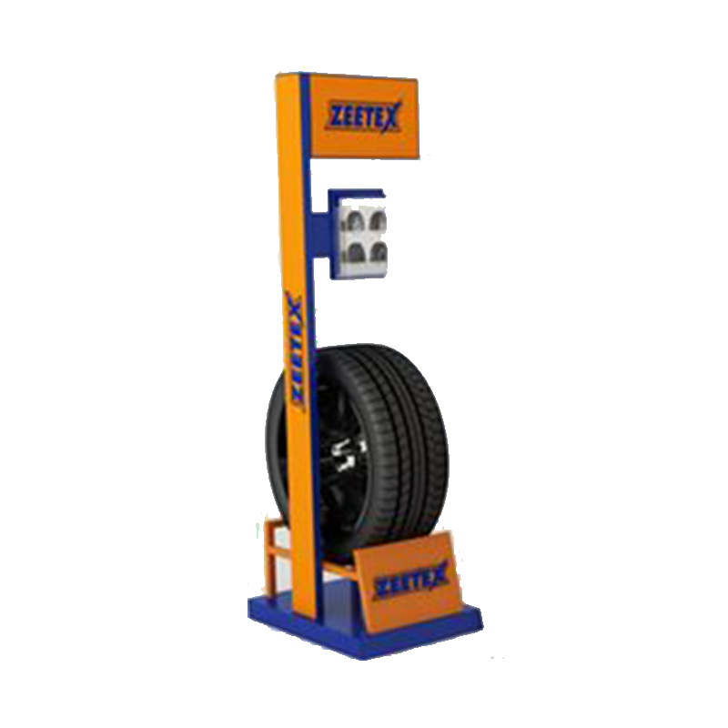Apache Customizable Metal Tire Display Stand for 4S Shop and Repair Shop Use in Display Racks Category — view 6