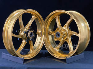 XLカスタム鍛造モーターサイクルホイール用ヤマハR1 R1M MT10 CNC鍛造ビレットアルミリム17 18インチ陽極仕上げ<span class=keywords><strong>OEM</strong></span> ODM - Product Image 3