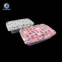 Contenedor de Comida de PP al por Mayor, Apto para Microondas, Grado Alimenticio, Libre de BPA, con Tapa Transparente
