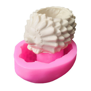 Stampo in Silicone per piante succulente <span class=keywords><strong>riccio</strong></span> decorazione in gesso per aromaterapia e cemento strumenti in resina - Product Image 2