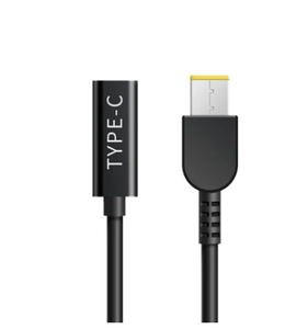 15cm 65W <span class=keywords><strong>USB</strong></span> <span class=keywords><strong>C</strong></span> PD tipo <span class=keywords><strong>C</strong></span> hembra a Punta Delgada cuadrada <span class=keywords><strong>Cable</strong></span> de carga de energía para <span class=keywords><strong>Lenovo</strong></span> Thinkpad E440 E450 E550 E560 T430 T440S <span class=keywords><strong>Cable</strong></span> - Product Image 4