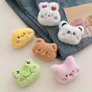 Broches de Moda de Peluche con Forma de Animales para Ropa Infantil, Accesorios para Zapatos, Calcetines, Sombreros, Materiales Auxiliares, Hebillas Decorativas para Zapatos y <span class=keywords><strong>Zuecos</strong></span> - Product Image 1