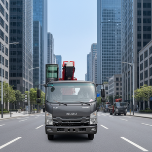 Nouvelle Offre Spéciale : Véhicule <span class=keywords><strong>de</strong></span> Travail Aérien à Flèche Télescopique Diesel avec Hauteur <span class=keywords><strong>de</strong></span> Travail <span class=keywords><strong>de</strong></span> 28m pour l'Installation <span class=keywords><strong>de</strong></span> Panneaux Publicitaires - Product Image 3