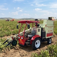 Moissonneuse-batteuse à arachides / Machine à cueillir les arachides / Machine de récolte d'arachides à grande échelle pour maïs et pommes de terre avec boîte de vitesses