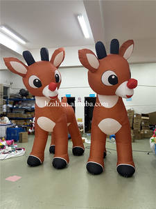 Trineo de reno de Navidad <span class=keywords><strong>gigante</strong></span> inflable alce <span class=keywords><strong>ciervo</strong></span> al aire libre para Decoración - Product Image 2