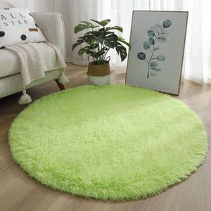 <span class=keywords><strong>Tappeto</strong></span> <span class=keywords><strong>Rotondo</strong></span> in Peluche Resistente allo Sporco, Tappetino per Divano e Tavolino, Facile <span class=keywords><strong>da</strong></span> Pulire, Adatto per Soggiorno e Camera <span class=keywords><strong>da</strong></span> Letto - Product Image 6