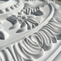 Médaillon plafond plafond médaillon décoration moulage haute dureté pour décorer le plafond d'une maison faible entretien
