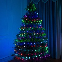 Grün-Schwarzer Draht Volle Traumfarbe LED-Lichterkette WS2811 RGBIC Individuell Adressierbar 5V zur Weihnachtsbaum-Dekoration