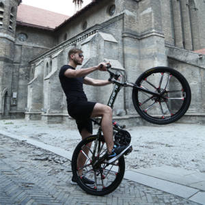 Bicicleta Plegable Ligera de Nuevo Estilo Born2ride, Modelo A Shape Adventurer City Spider Shanghai, Cuadro de Cromolyk de 22 Pulgadas - Product Image 2